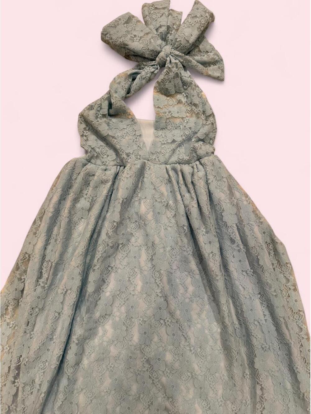 Youth Blue Lace Dress